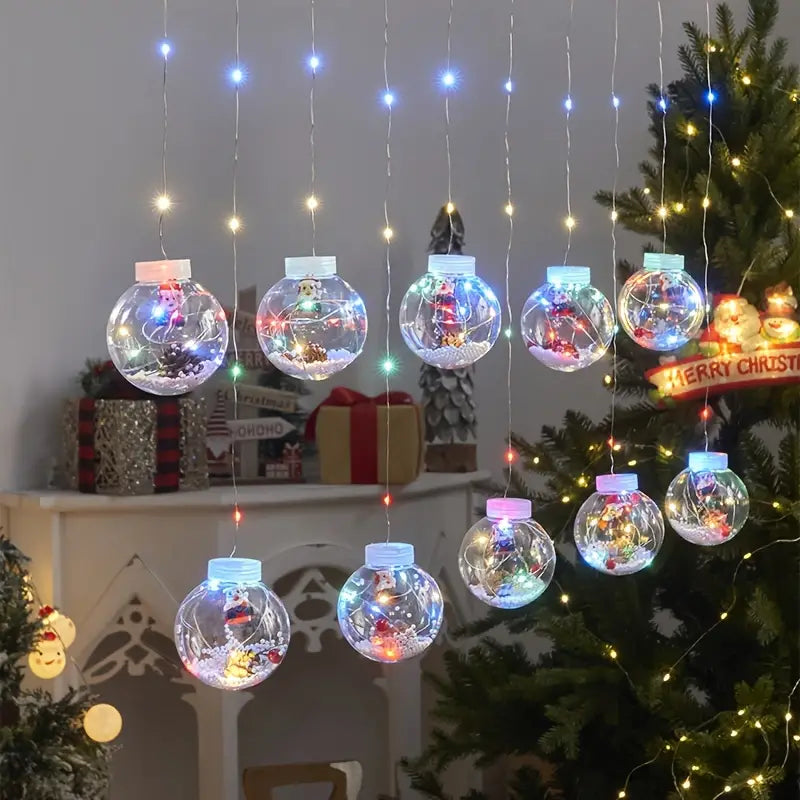 LED Christmas Hanging Sphere Lights