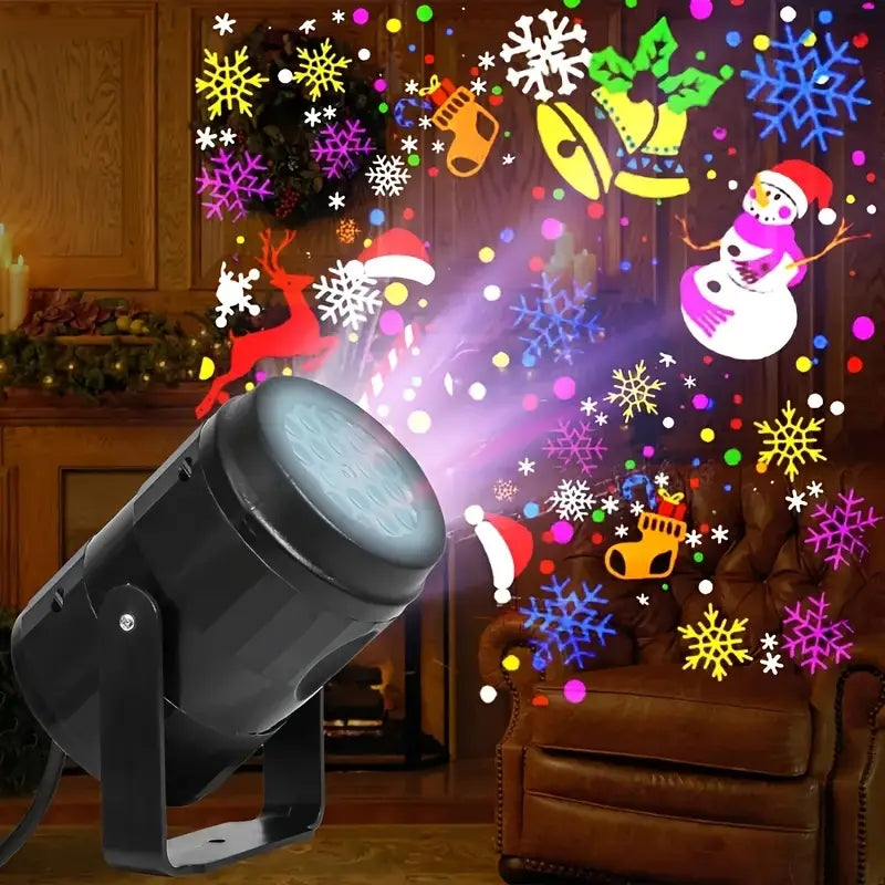 Christmas Presents, 16-Pattern USB Powered LED Christmas Projection Light