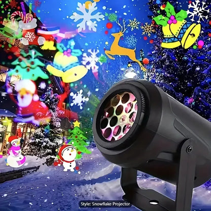 Christmas Presents, 16-Pattern USB Powered LED Christmas Projection Light