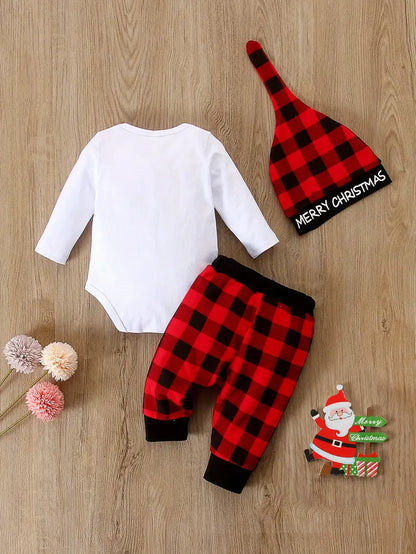 Infant Boys' First Christmas 3-Piece Outfit Set