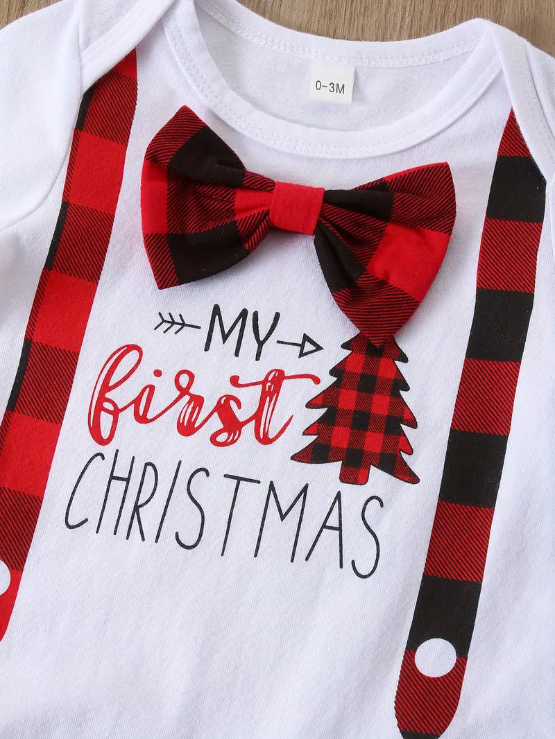 Infant Boys' First Christmas 3-Piece Outfit Set