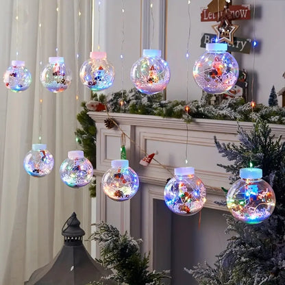 LED Christmas Hanging Sphere Lights