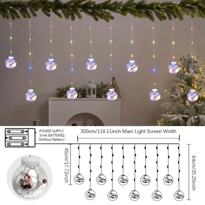 LED Christmas Hanging Sphere Lights