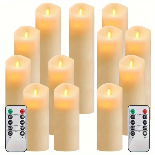 12 Pack Flameless Candles, Battery Operated