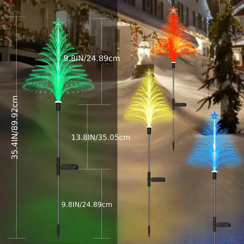 Christmas Decorations Outdoor Halloween Decor Christmas Tree Solar Garden Lights