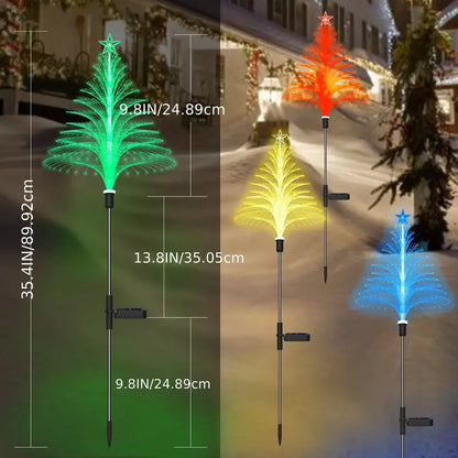 Christmas Decorations Outdoor Halloween Decor Christmas Tree Solar Garden Lights