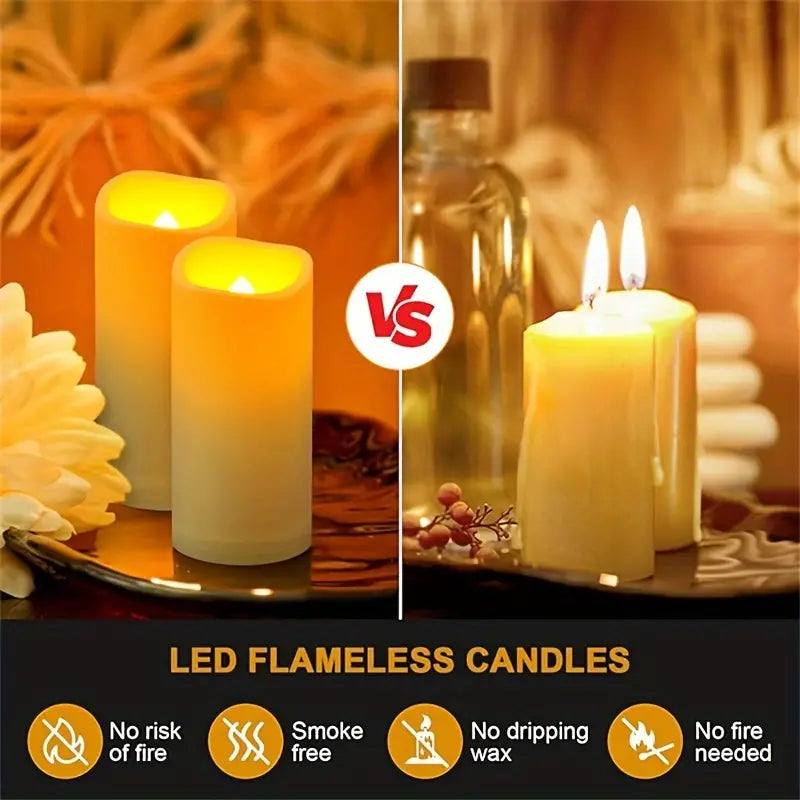 12 Pack Flameless Candles, Battery Operated