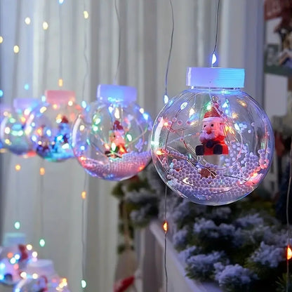 LED Christmas Hanging Sphere Lights