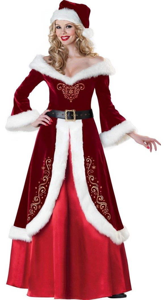 Santa princess costume Christmas dress