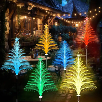 Christmas Decorations Outdoor Halloween Decor Christmas Tree Solar Garden Lights