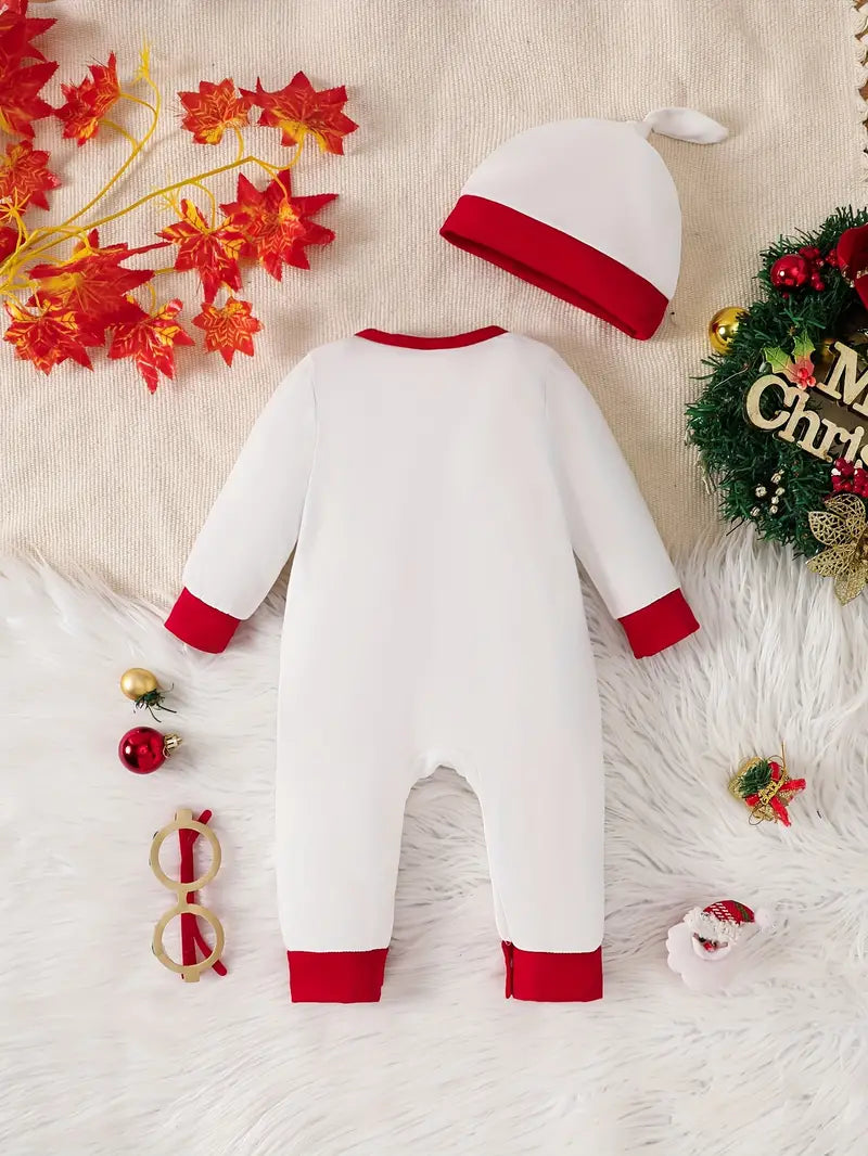 Baby's "My First Christmas 2024" Print Casual Long Sleeve