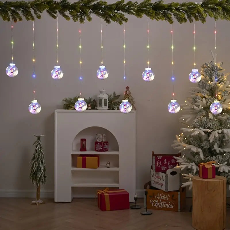 LED Christmas Hanging Sphere Lights