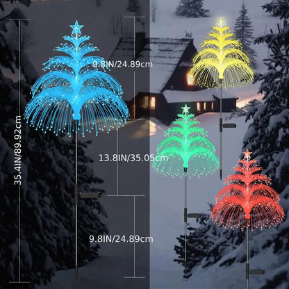 Christmas Decorations Outdoor Halloween Decor Christmas Tree Solar Garden Lights