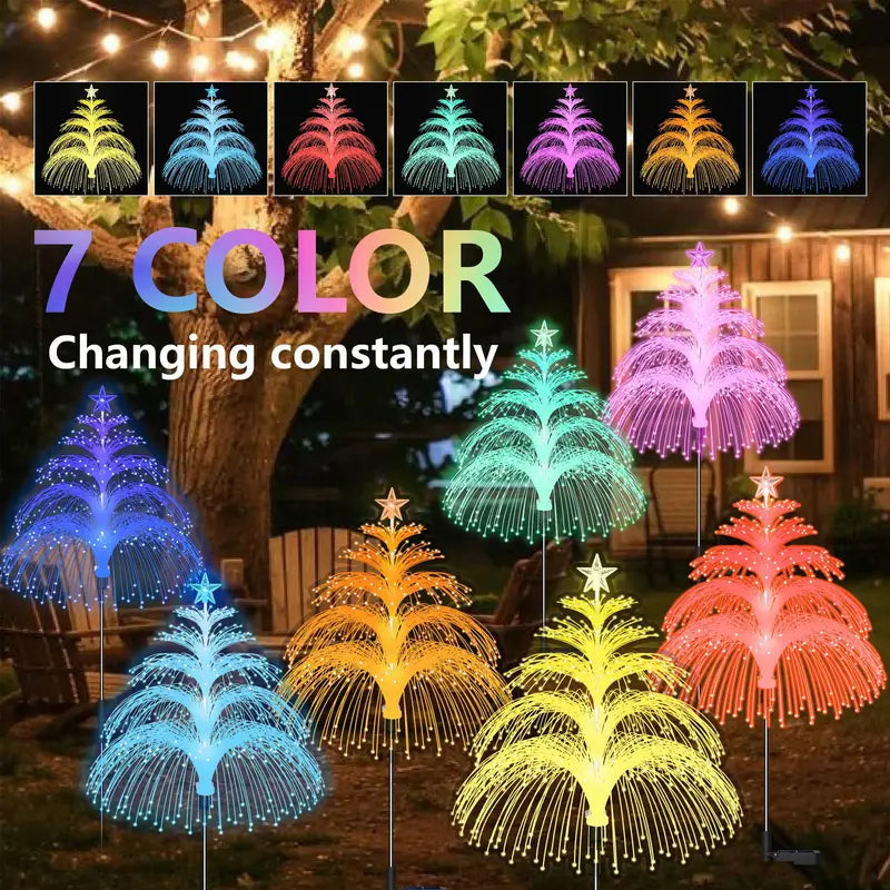 Christmas Decorations Outdoor Halloween Decor Christmas Tree Solar Garden Lights