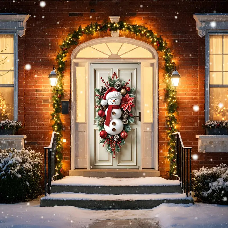 Christmas Door Cover Banner, Polyester