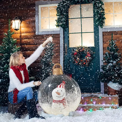 24-Inch Inflatable Christmas Decor Ball